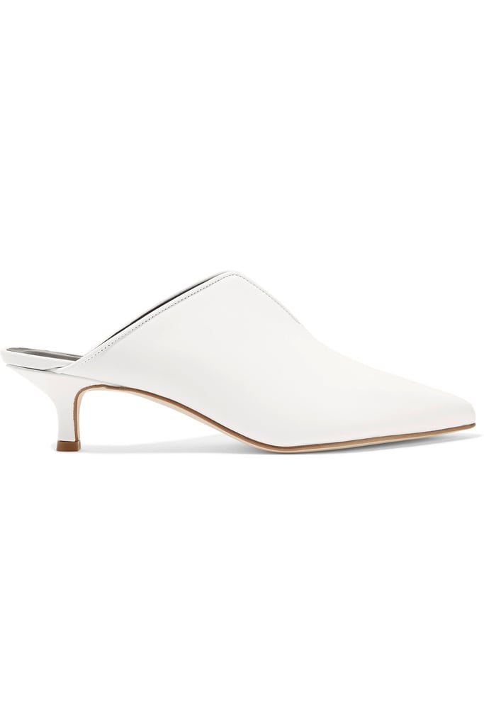 Tibi Dana Leather Mules