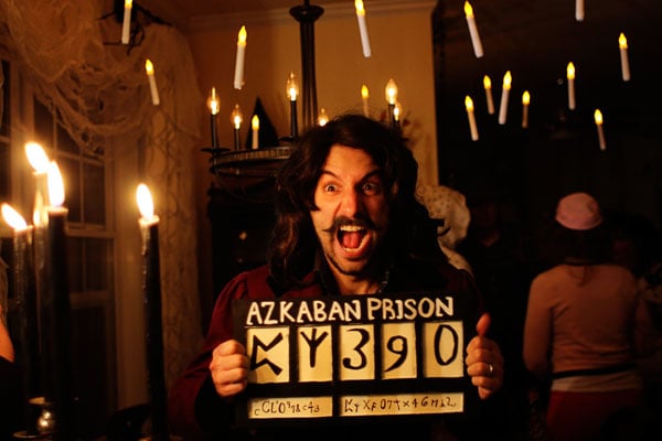 Our friend Roo was the most realistic Sirius ever. This sign? He made that with balsa wood. Serious business people.