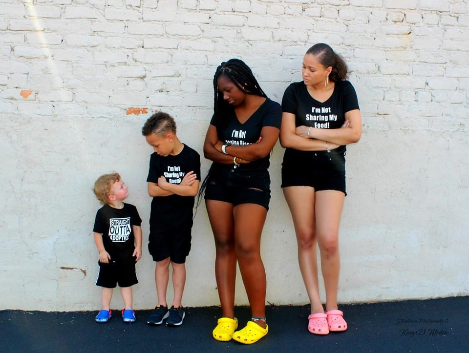 Family S Adoption Photo Shoot Popsugar Family