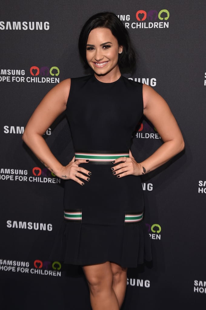 Demi Lovato Wears LBD on the Red Carpet
