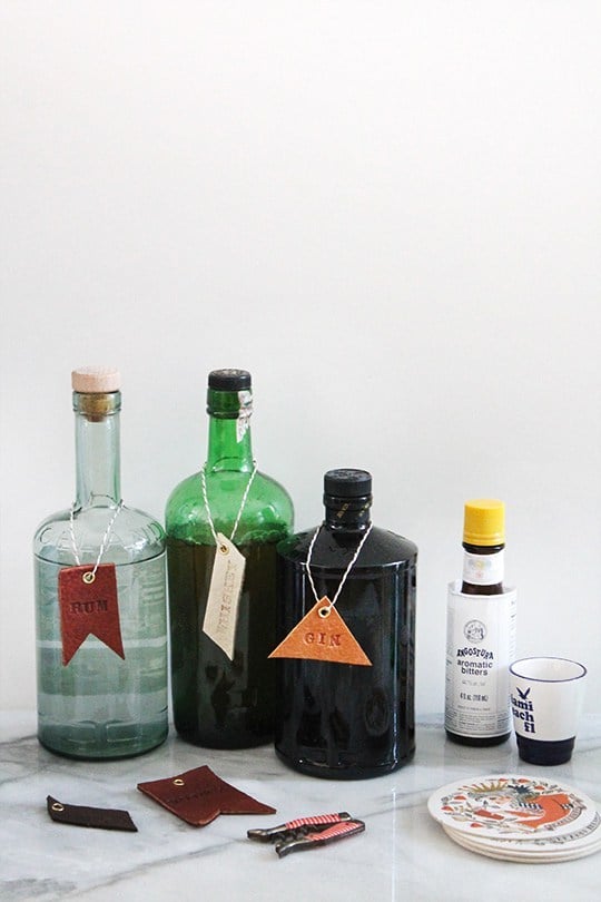 DIY Bar Tags