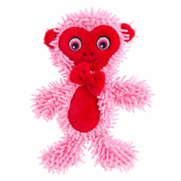 Top Paw Valentine's Flattie Monkey Dog Toy ($4)