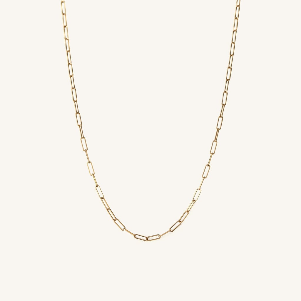 Mejuri Boyfriend Bold Chain Necklace, 14K Yellow Gold