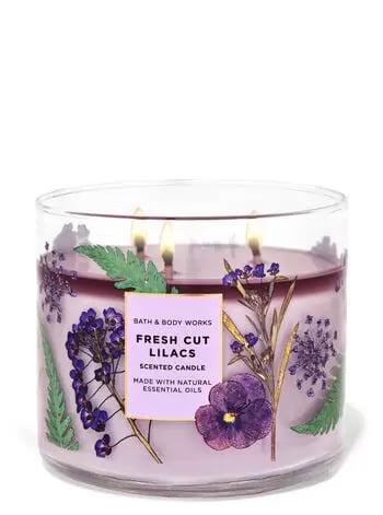 鲜切紫丁香3-Wick蜡烛