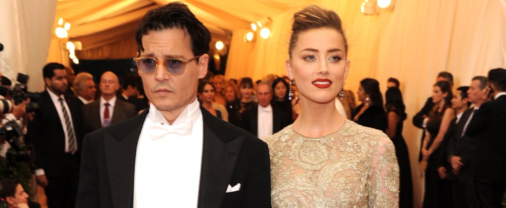 Johnny Depp and Amber Heard at the Met Gala 2014