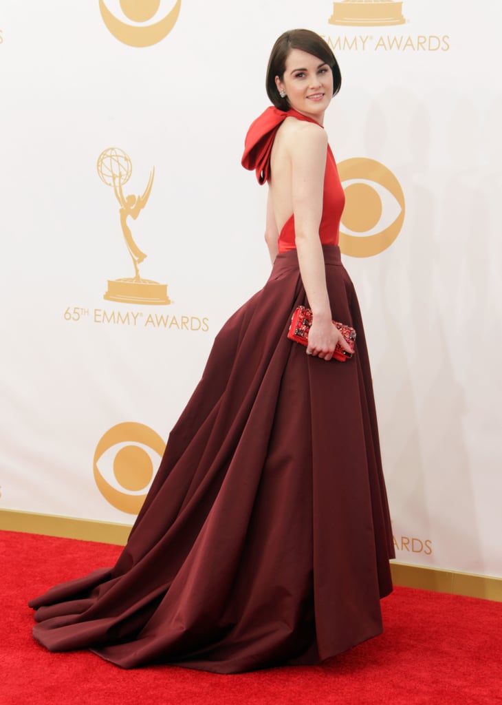 A halter neck and lots of volume made Michelle Dockery's Prada gown a winner in our eyes. The label also can take credit for her bag and shoes, while Fred Leighton provided the glitz.