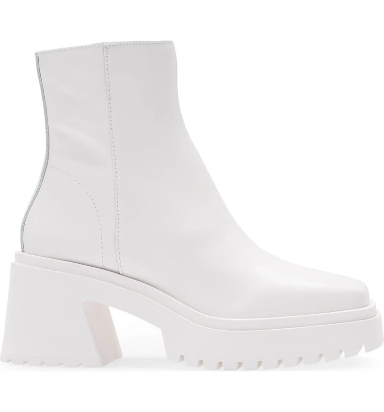 A Platform White Boot: Steve Madden Fella Platform Bootie