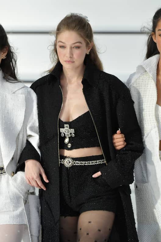 Gigi Hadid learned she was pregnant right before a runway show