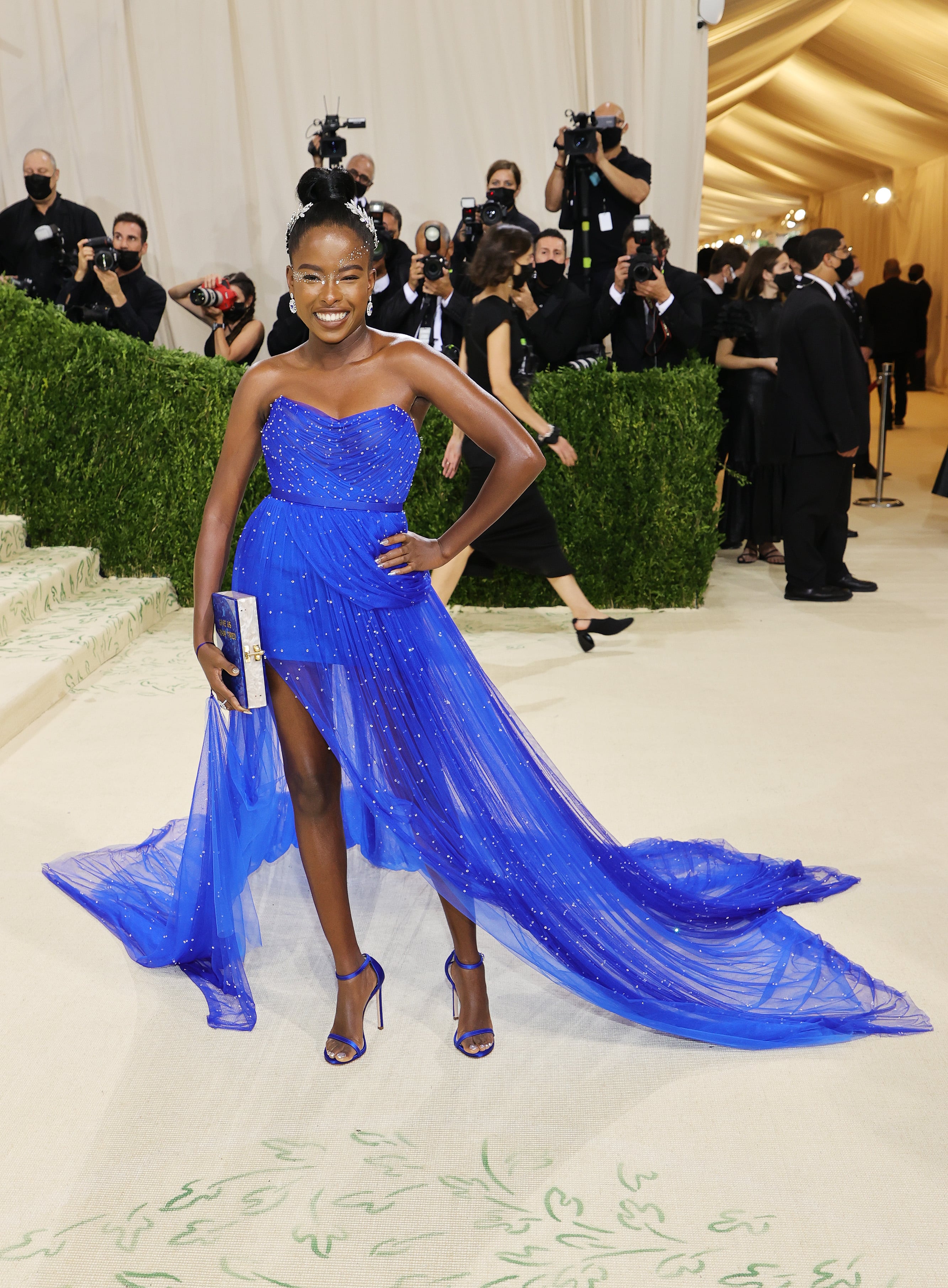 Blue deals dress gala