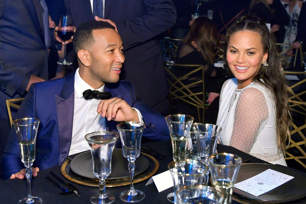 Chrissy Teigen and John Legend at Art of Elysium Gala 2017