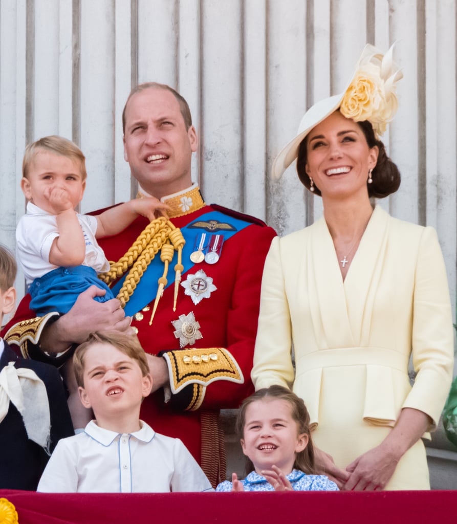 June: Kate and Will looked picture-perfect at Trooping the Colour with their kids.