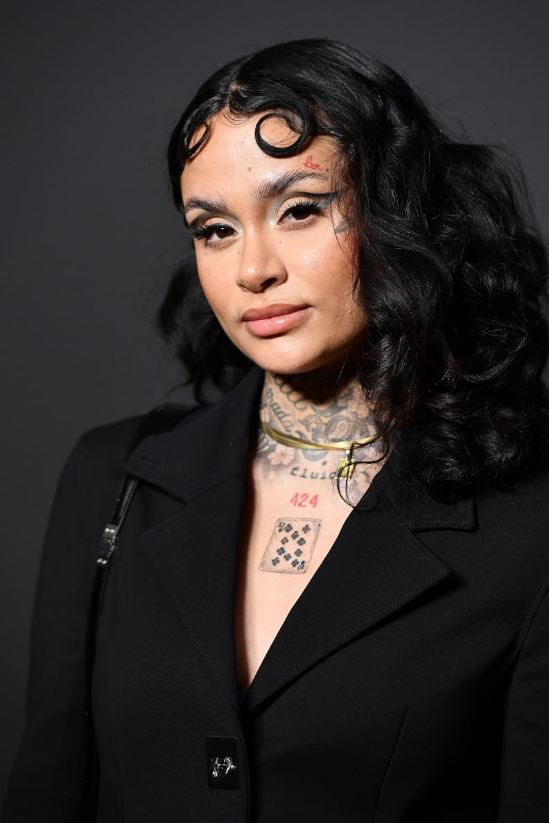 PARIS, FRANCE - MARCH 06: (EDITORIAL USE ONLY - For Non-Editorial use please seek approval from Fashion House) Kehlani  attends the Givenchy Womenswear Fall/Winter 2022/2023 show as part of Paris Fashion Week on March 06, 2022 in Paris, France. (Photo by 