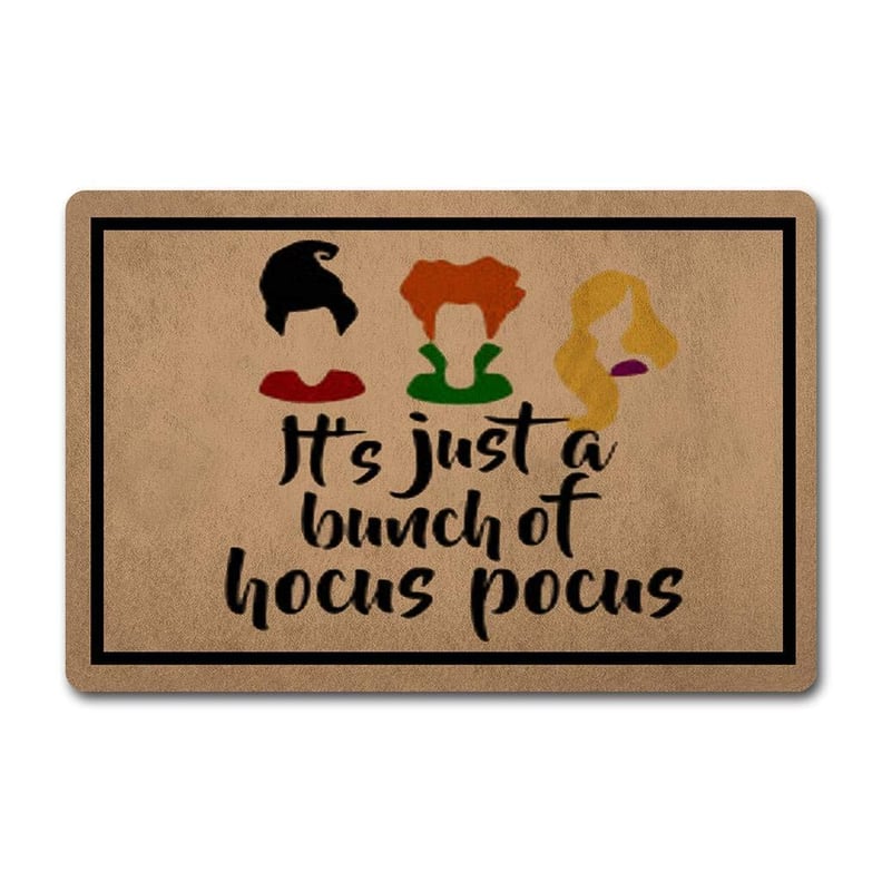 Needyounow Funny Words Saying It's Just A Bunch of Hocus Pocus Welcome Mat