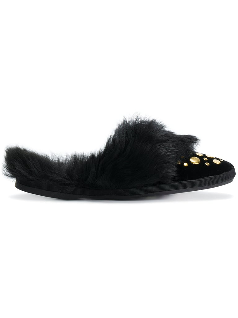 Car Shoe Studded Mules