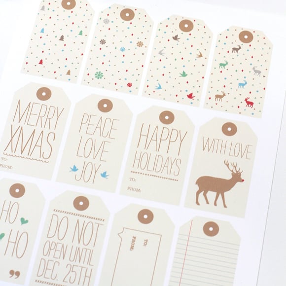 Sweet Holiday Gift Tags