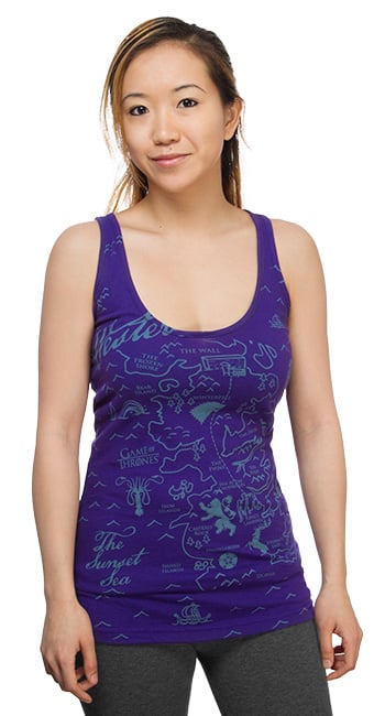 Map of Westeros Tank Tunic