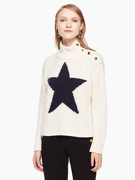 Kate Spade Star Turtleneck Sweater | 28 Fashionable Turtlenecks That Are  Unlike Anything You've Ever Worn | POPSUGAR Fashion Photo 26