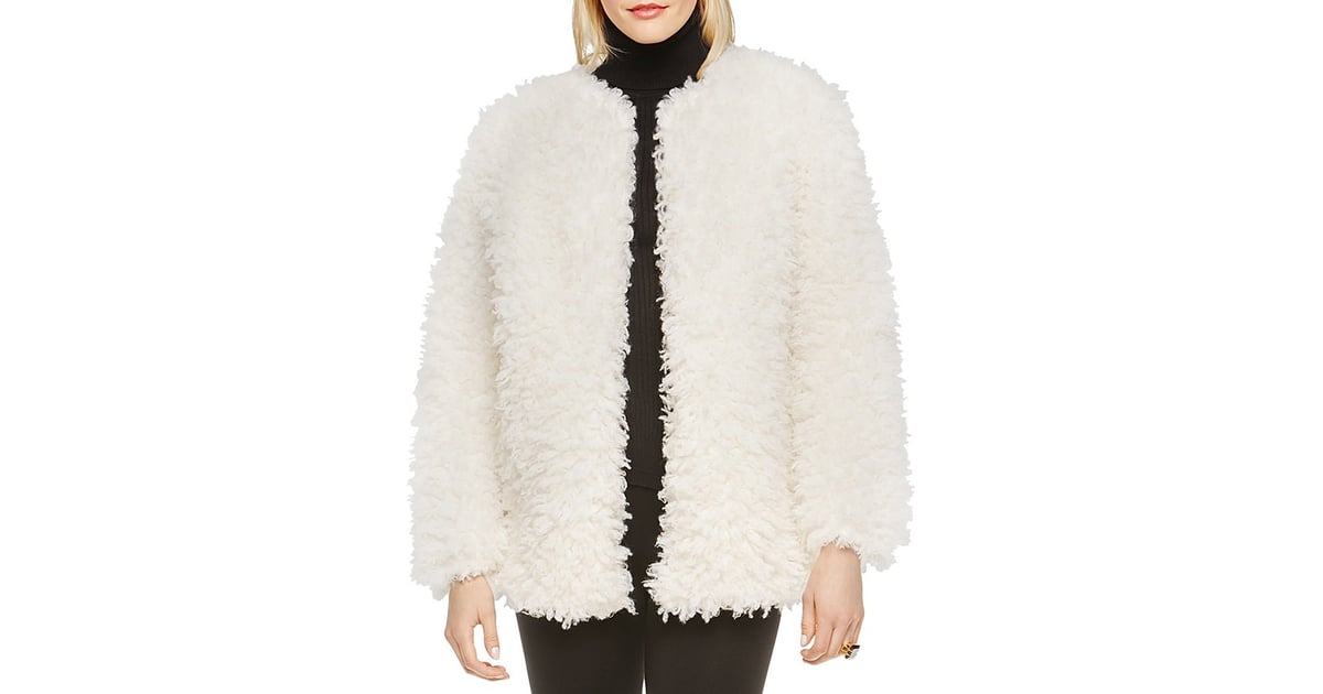 Vince Camuto Faux Fur Jacket 229 How To Pull Off All White