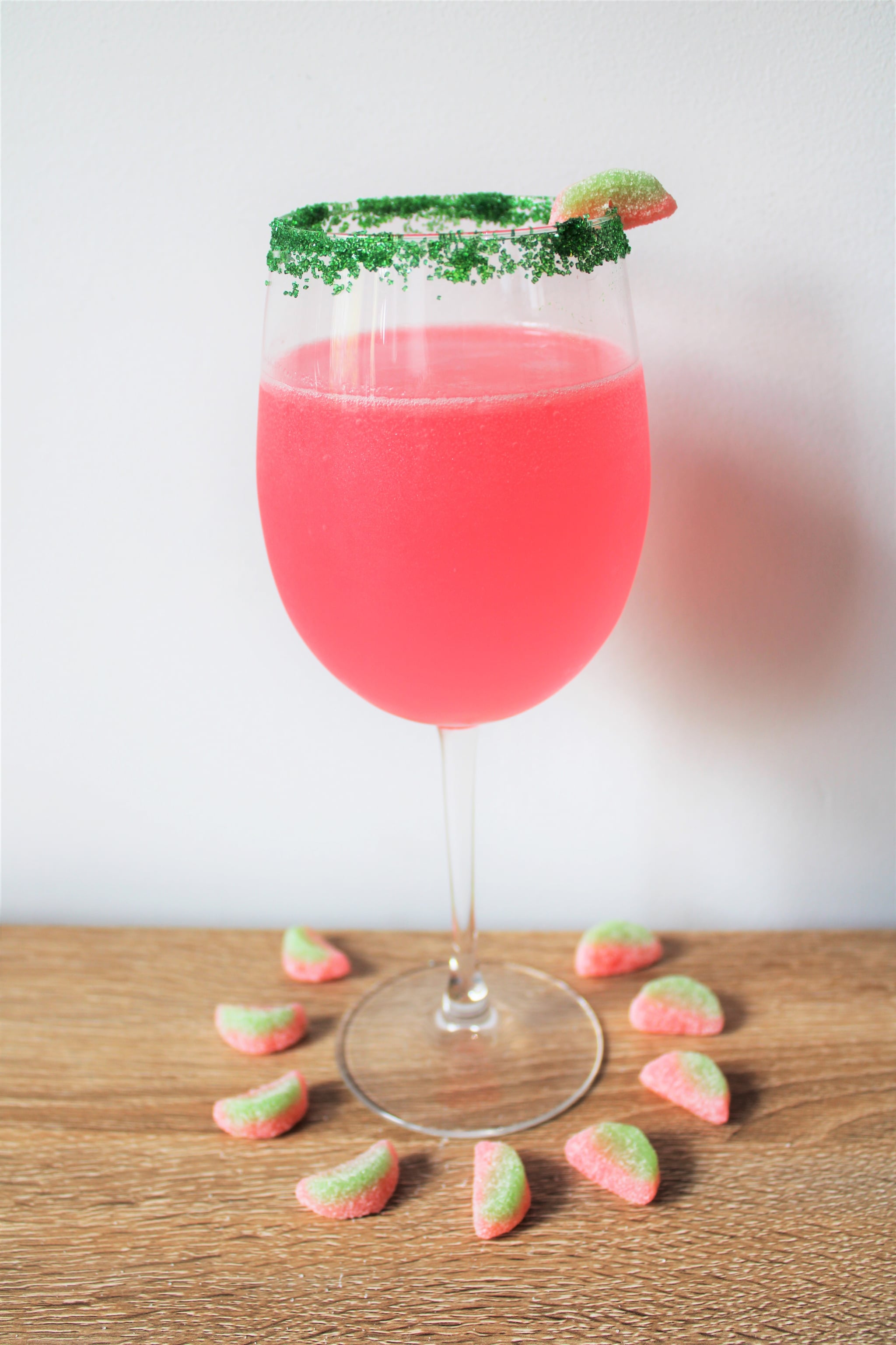 Sour Patch Watermelons Vodka Slushie