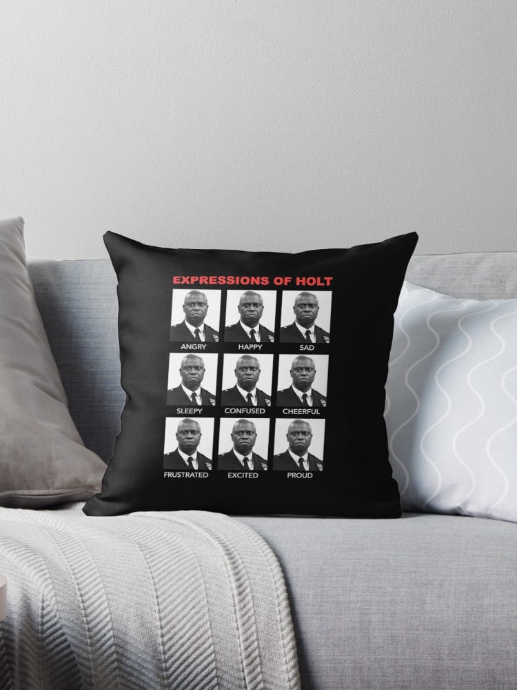 Expressions of Holt Throw Pillow