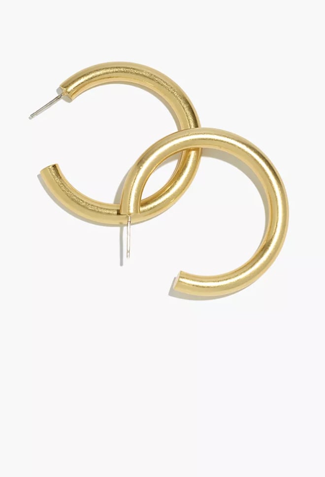 Madewell Chunky Large Hoop Earrings ($28)