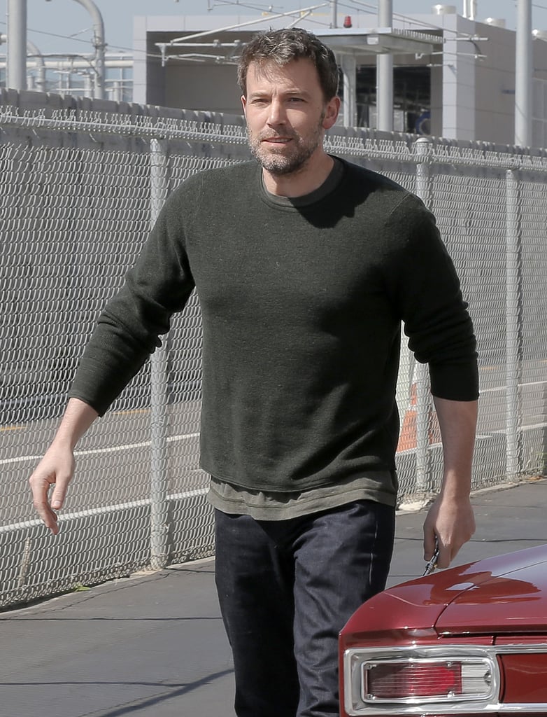 Ben Affleck With Gray Hair in LA March 2016 Pictures