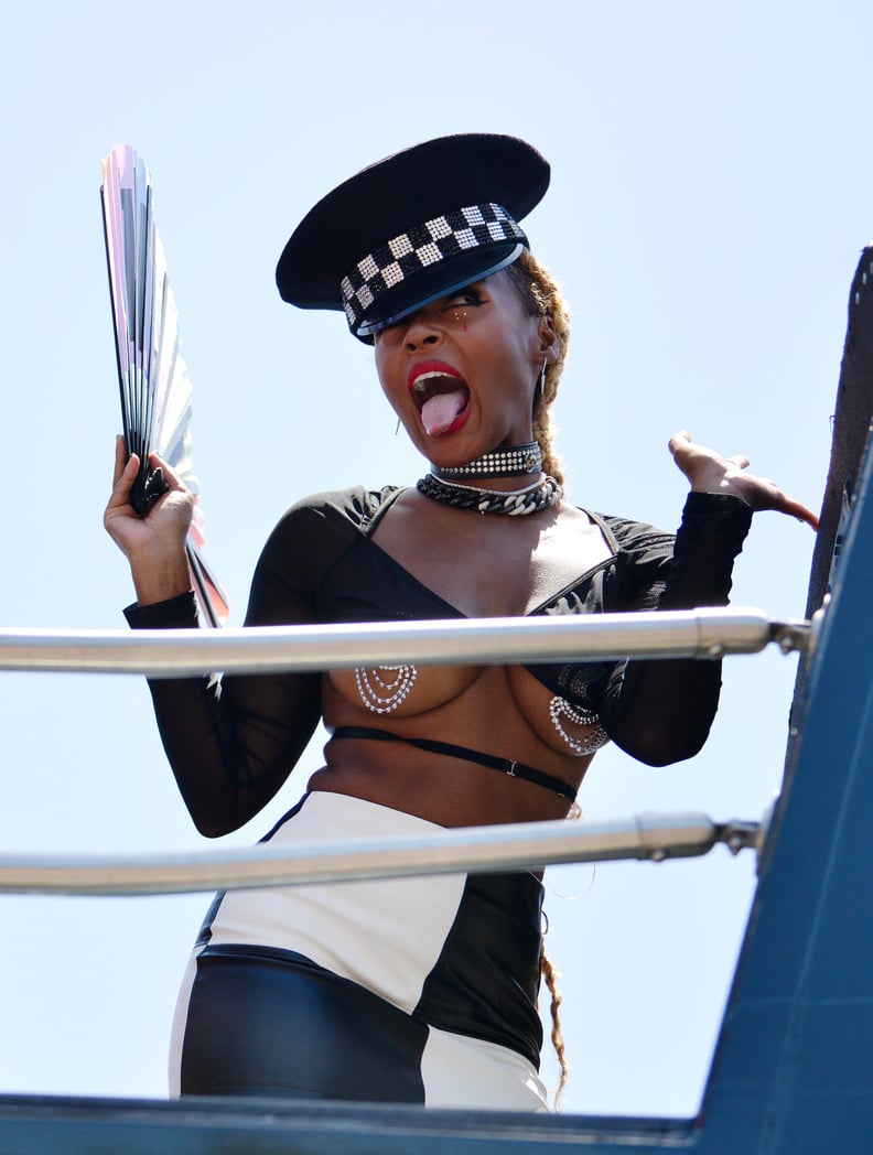 Janelle Monáe at the West Hollywood Pride Parade