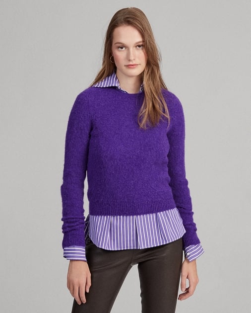 Ralph Lauren x Friends Wool Long-Sleeve Sweater | Ralph Lauren's Rachel  Green-Inspired Friends Collection Is So Pretty, I Want to Cry | POPSUGAR  Fashion Photo 34