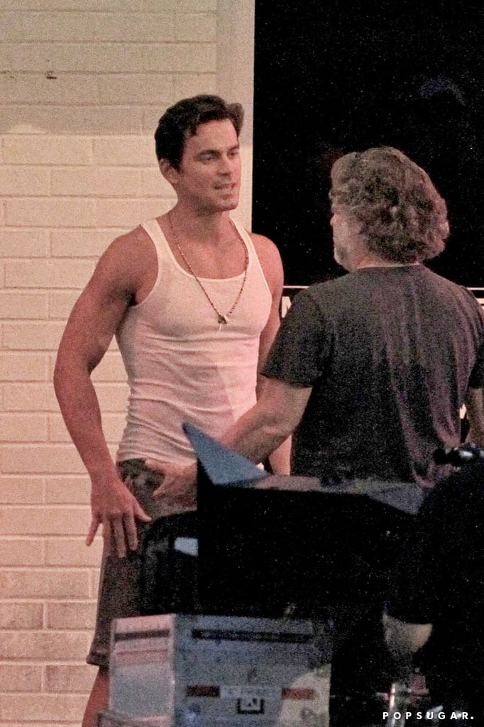 Channing Tatum and Matt Bomer on the Magic Mike XXL Set