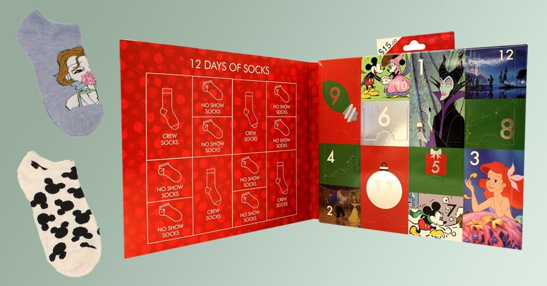 Disney Socks Advent Calendar POPSUGAR Love