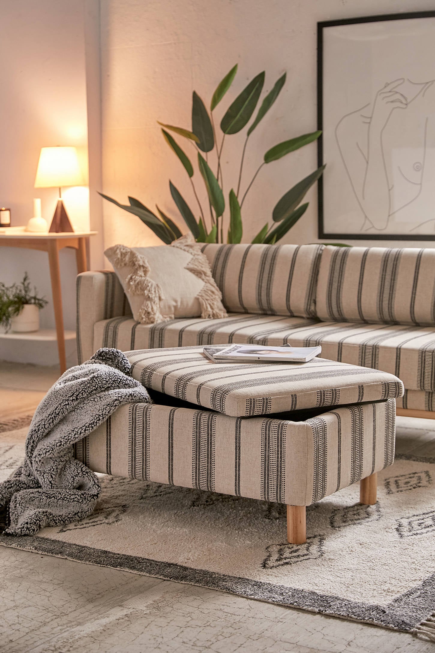 Urban outfitters outlet storage ottoman