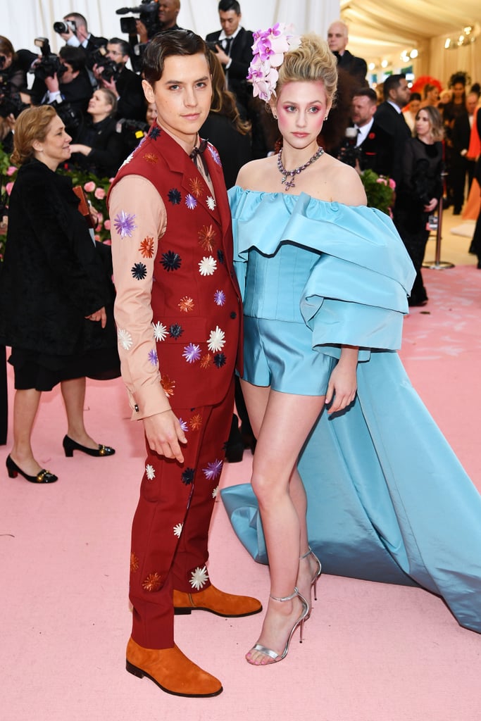 Lili Reinhart's Orchid Hairstyle at Met Gala 2019