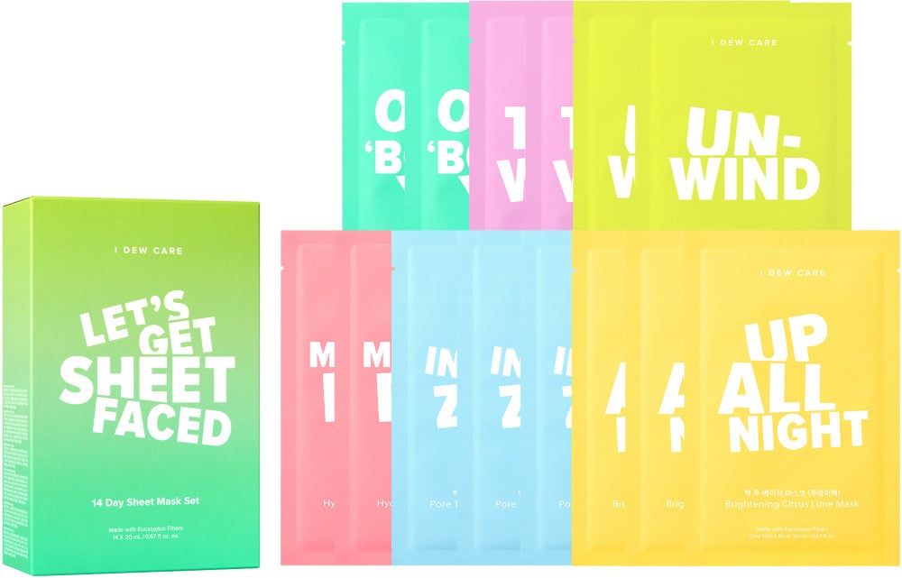Let's Get Sheet Faced Sheet Mask Set