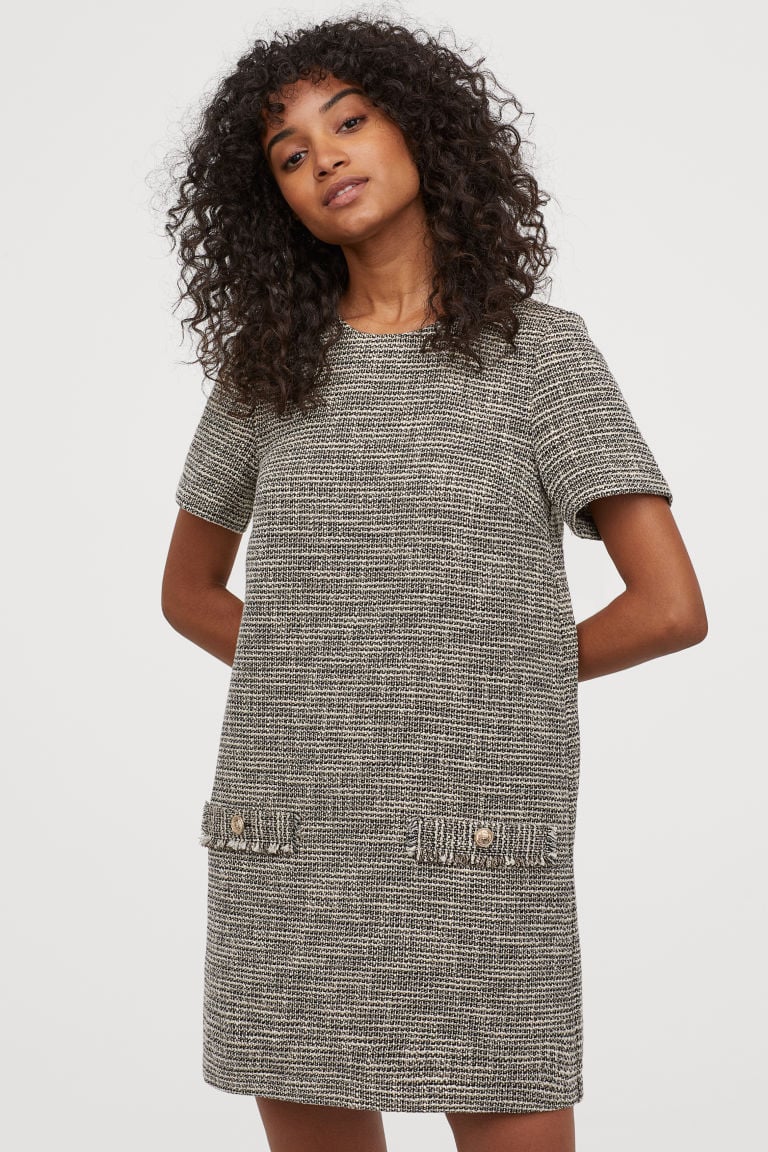 H&M Textured-weave Dress