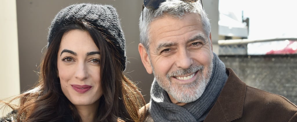 George and Amal Clooney at March For Our Lives 2018