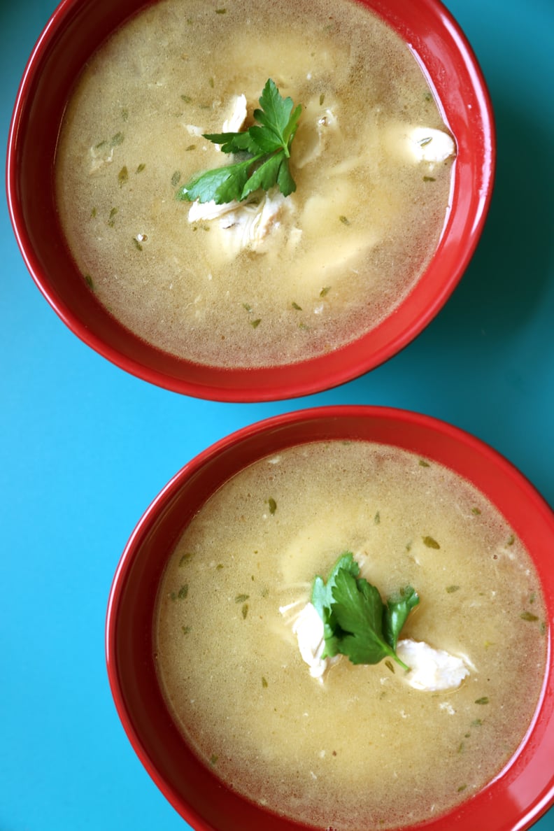 Chicken Soup With 40 Cloves of Garlic