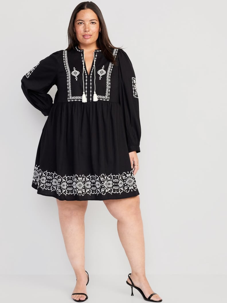Best Long-Sleeve Embroidered Dress