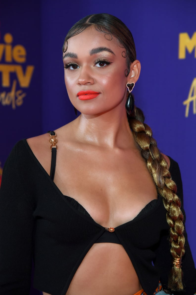 Madison Bailey's Long Braid and Baby Hairs at the MTV Awards