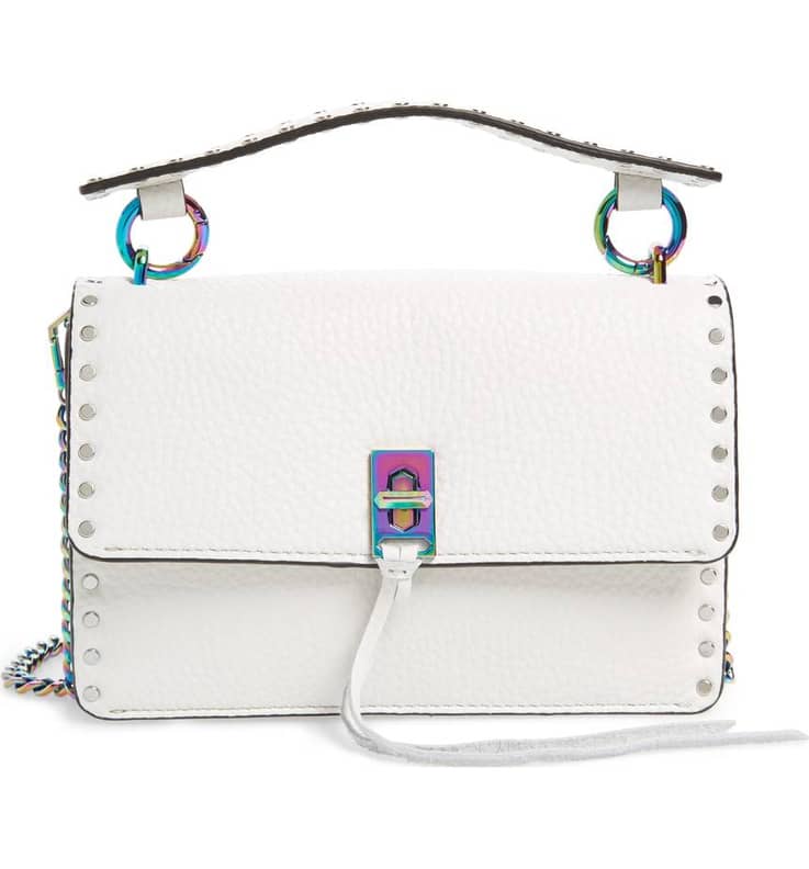 Eve Leather-Trimmed Shearling Crossbody Phone Bag By Staud, Moda Operandi