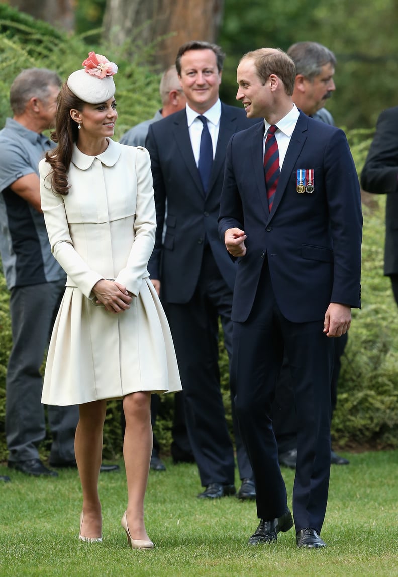 Kate Middleton at St. Symphorien Military Cemetery