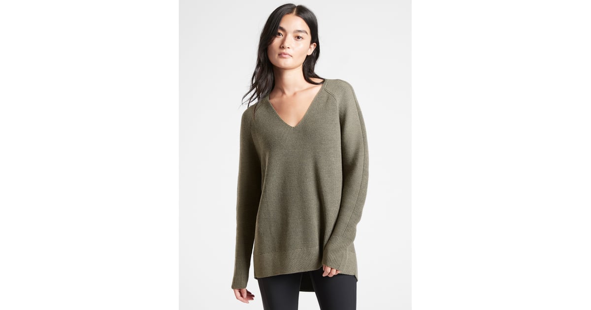 Athleta Hanover VNeck Sweater The Queen's Gambit Style Athleta