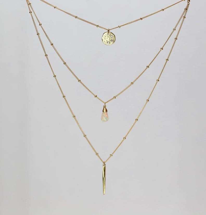 Nadean Designs Triple Drop Necklace