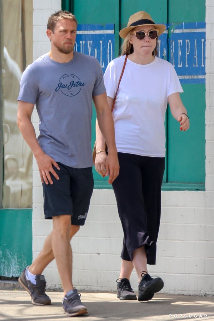 Charlie Hunnam and Morgana McNelis Pictures in Hawaii 2018