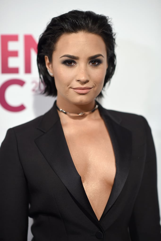 Selena Gomez Demi Lovato at Billboard's 2015 Women in Music