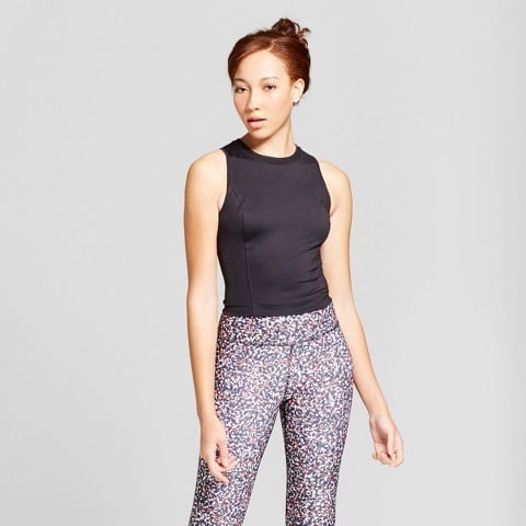 JoyLab Women's Mesh Back Cropped Tank