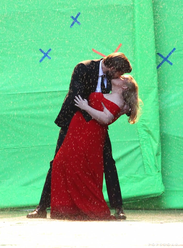 Liam Hemsworth and Rebel Wilson Isn't It Romantic Set Photos