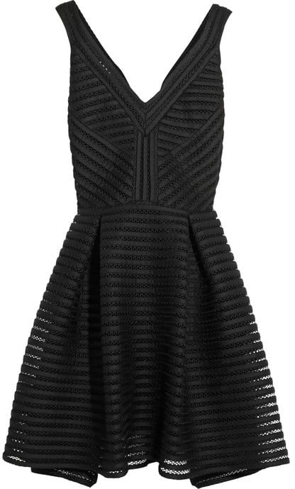 Maje Mesh-Striped Jersey Dress ($415) | What to Wear to Every Wedding ...