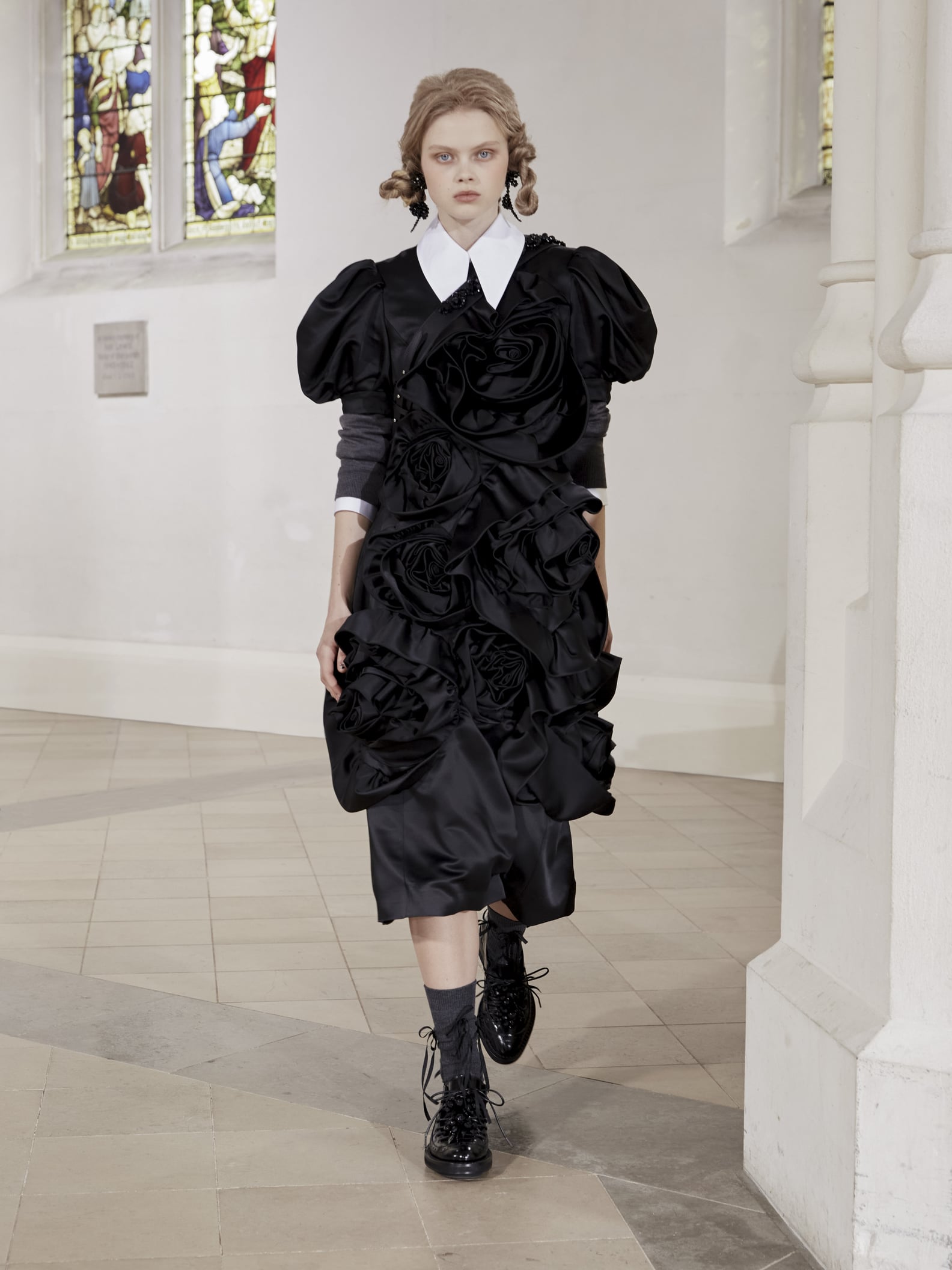 Simone Rocha Fall 2021 Features Patchwork and Regencycore | POPSUGAR ...