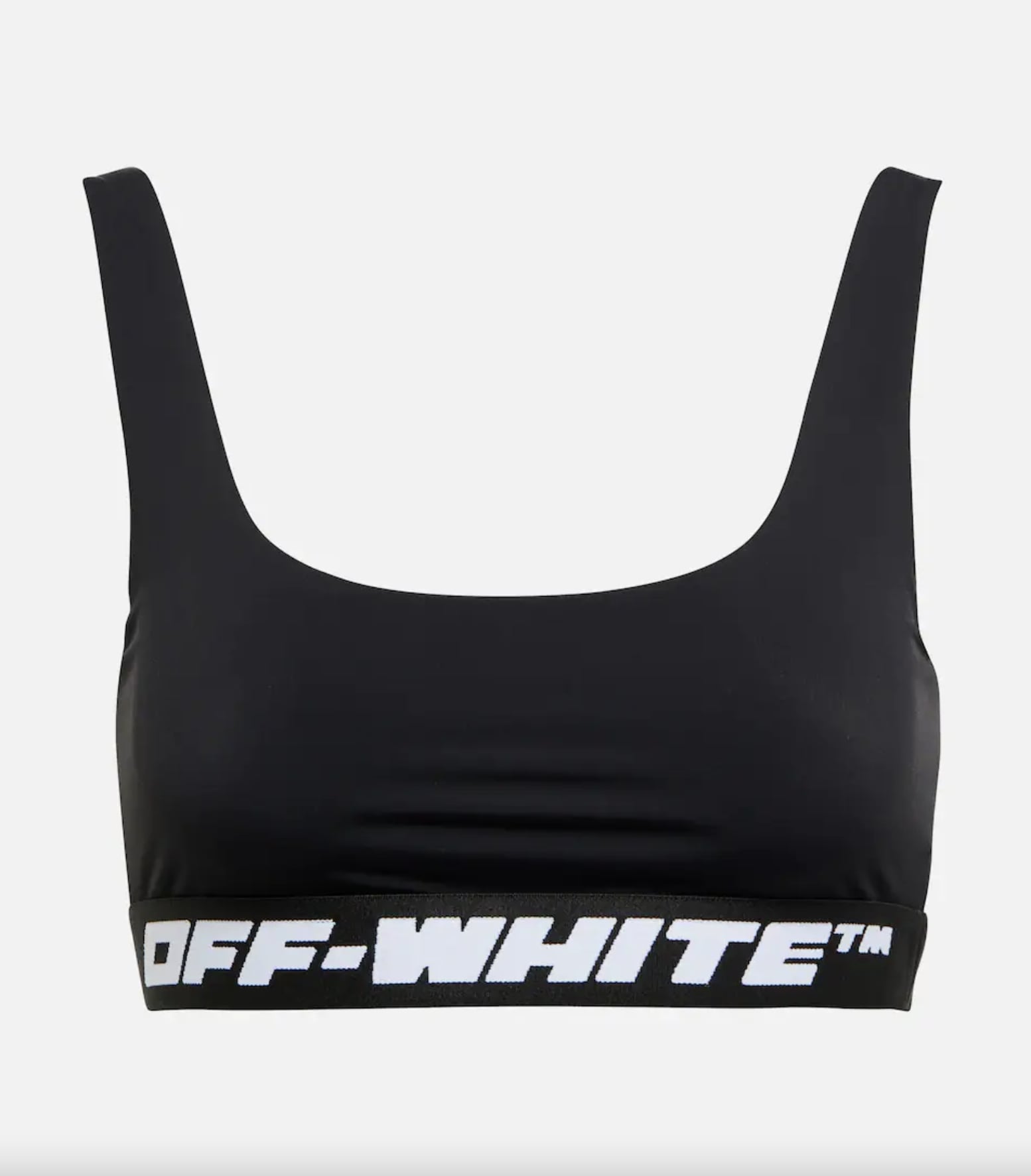 Off-White Logo Sports Bra, Breaking Down the Many Symbolic Swimsuits of  Glass Onion