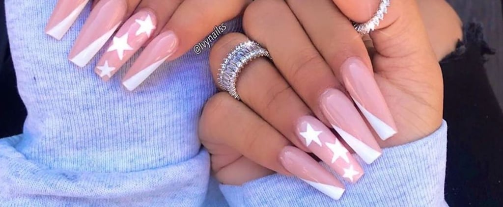 "Side-Tip" French Manicure is Our Favorite Nail Art Trend